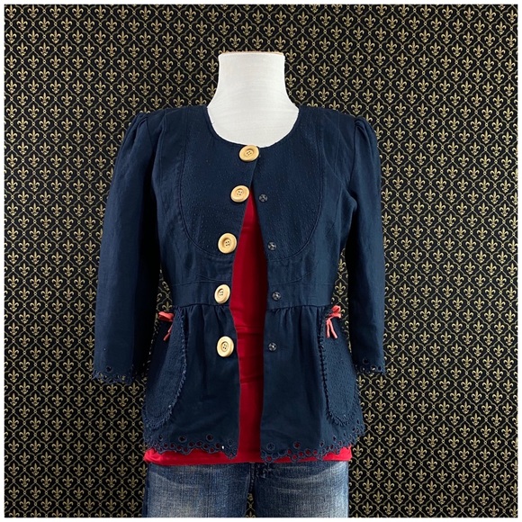 Anthro “Abigail Jacket” by Manoush - Picture 2 of 12